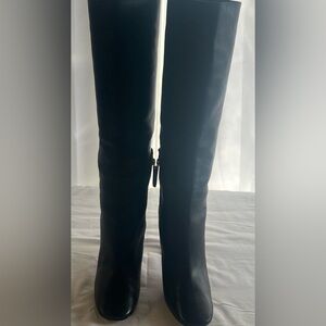 Giorgio Armani Black Heeled Boots